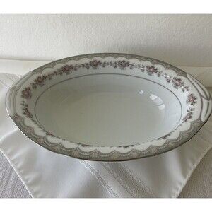 Noritake Japan GLENWOOD Serving Bowl Oval  ~10 3/4” Pattern #5770 EUC